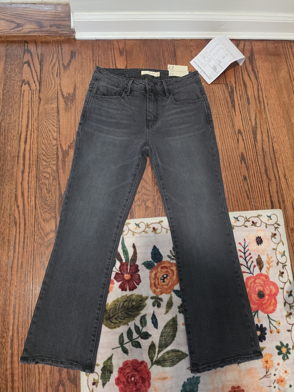 NWT Unpublished Margaux Cropped Demi Flare Jeans